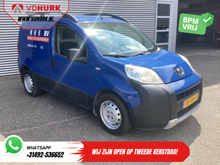 Peugeot Bipper Van 1.4 HDi EXPORT ONLY NL Car/ Carkit/ Carpenter/ Radio/ Towbar