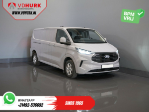 Ford Transit Custom Bestelbus 2.0 TDCI 150 pk L2 Limited BPM VRIJ! (DEMO) Garantie tot 9-29'/ LED/ 2x Schuifdeur/ Stoelverw./ Carplay/ Camera/ PDC/ LMV/ Cruis