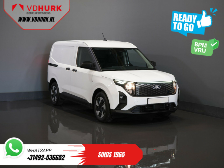 Ford E-Transit Courier Bestelbus 44 kWh 293km WLTP/ Snellader/ Stoelverw./ Stuurverw./ Carplay/ Camera/ PDC/ Climate
