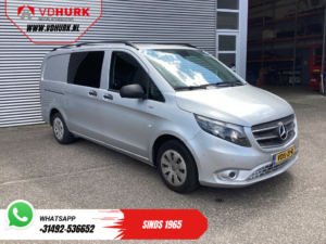 Mercedes-Benz Vito Bestelbus 110 CDI L2 Dubbel Cabine DC EXPORT ONLY NL Auto/ Climate/ Navi/ Cruise/ PDC/ Trekhaak