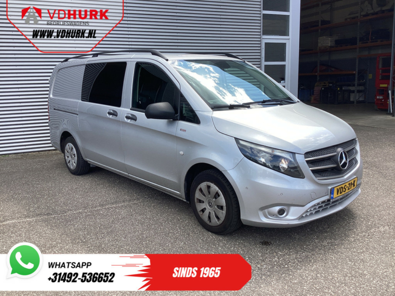 Mercedes-Benz Vito Bestelbus 110 CDI L2 Dubbel Cabine DC EXPORT ONLY NL Auto/ Climate/ Navi/ Cruise/ PDC/ Trekhaak