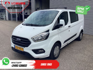 Ford Transit Custom Van 2.0 TDCI L2 Trend DC Doppelkabine BPM FREE! NL Auto/ Sitzheizung/ Carplay/ 2.7t Anhängevorrichtung/ Navi/ PDC/ Cruise
