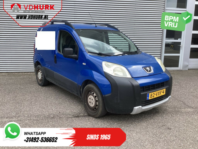 Peugeot Bipper Van 1.4 HDi EXPORT ONLY Fährt gut/ MOT 01-2026/ Carkit/ Carpentered/ Radio/ Anhängerkupplung