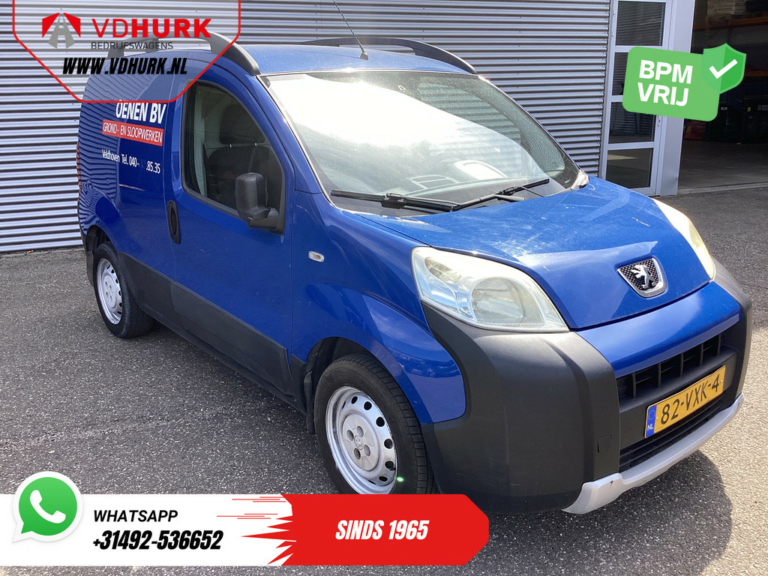 Peugeot Bipper Van 1.4 HDi EXPORT SOLO Conduce bien / Carkit / Carpentered / Radio / Towbar