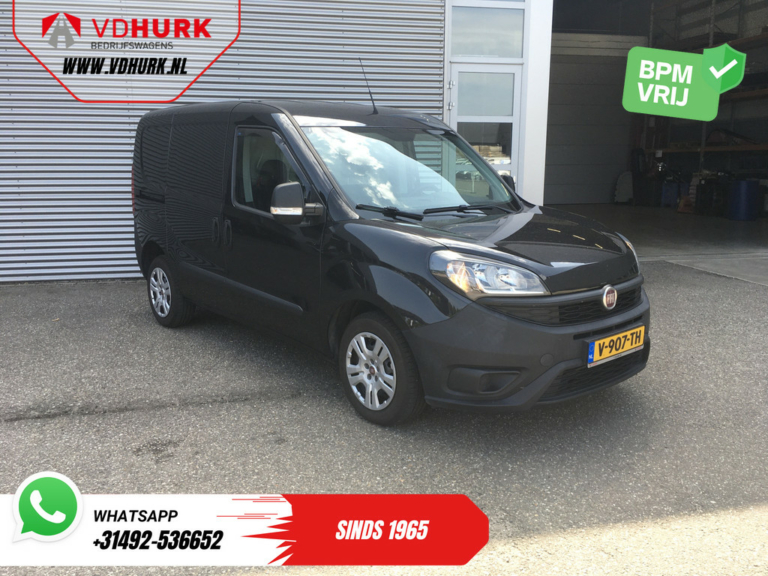 Fiat Dobló Cargo Van 1.6 MJ 105 hp MARGE BPM FREE ! Faible KM/ EUR6/ NL Car/ 3Pers./ DAB/ Cruise/ Towbar/ Airco