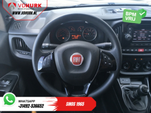 Fiat Dobló Cargo Van 1.6 MJ 105 hp MARGE BPM FREE ! Faible KM/ EUR6/ NL Car/ 3Pers./ DAB/ Cruise/ Towbar/ Airco