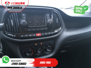 Fiat Dobló Cargo Van 1.6 MJ 105 hp MARGE BPM FREE ! Faible KM/ EUR6/ NL Car/ 3Pers./ DAB/ Cruise/ Towbar/ Airco