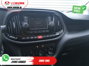 Fiat Dobló Cargo Van 1.6 MJ 105 hp MARGE BPM FREE ! Faible KM/ EUR6/ NL Car/ 3Pers./ DAB/ Cruise/ Towbar/ Airco