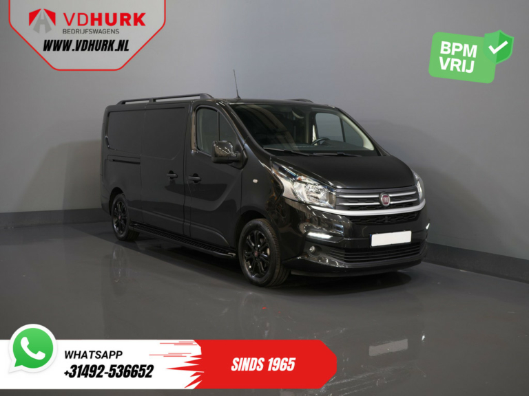 Fiat Talento Bestelbus 2.0 MJ 170 pk Aut. L2 BPM VRIJ! NL Auto/ 2xSchuifdeur/ Sidestep/ Navi/ Camera/ PDC/ Cruise/ Trekhaak/ Airco