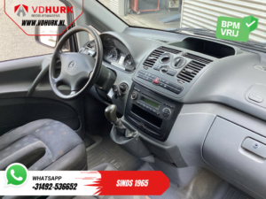 Mercedes-Benz Vito Van 109 CDI EXPORT ONLY NL Car/ MOT 07-2026/ Camera/ 3 Pers./ Towbar
