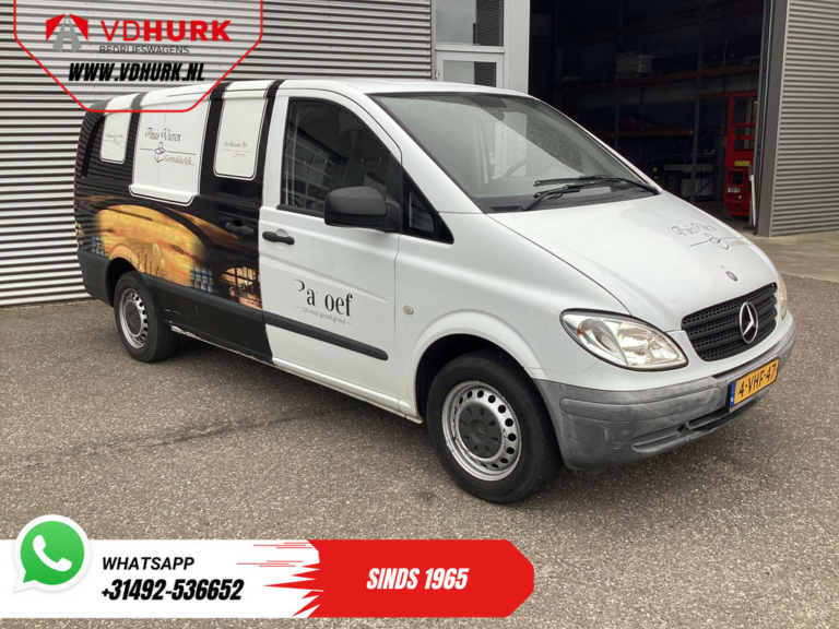 Mercedes-Benz Vito Bestelbus 109 CDI EXPORT ONLY NL Auto/ APK 07-2026/ Camera/ 3 Pers./ Trekhaak