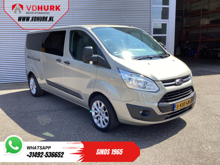 Ford Transit Custom Pasajero Tourneo 2.0 TDCI 130 CV L2 EXPORT ONLY EUR6 9 Pers/ 9P/ Airco/ Cruise/ PDC/ LMV/ Towbar