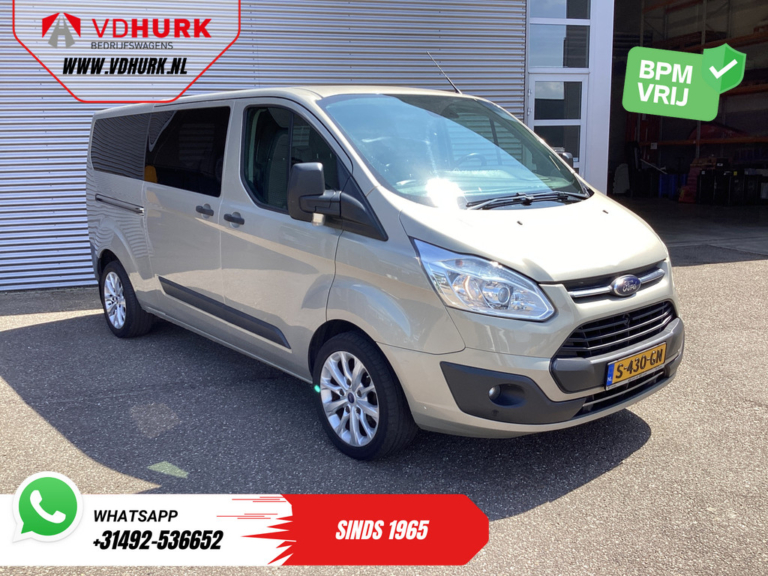 Ford Transit Custom Passenger Transport Tourneo 2.0 TDCI 130 CP L2 EXPORT EUR6 9 Pers/ 9P/ Combi/ Kombi/ Airco/ Cruise/ PDC/ LMV/ Towbar
