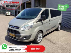 Ford Transit Custom Personenvervoer Tourneo 2.0 TDCI 130 pk L2 EXPORT EUR6 9 Pers/ 9P/ Combi/ Kombi/ Airco/ Cruise/ PDC/ LMV/ Trekhaak