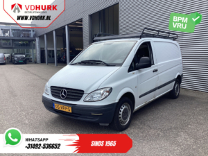 Mercedes-Benz Vito Van 109 CDI SÓLO EXPORTACIÓN Conduce Bueno / Baca / Gancho de remolque / Radio