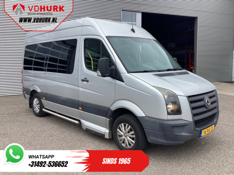 Volkswagen Crafter Passenger Transport 35 2.5 TDI L2H2 MARGE EXPORT ONLY NL Car/ MOT 7-2026/ 5 Zyl./ Combi/ 9 Person/ Kombi/ 9P/ Sidebars/ Airco/ Wheelchair lift