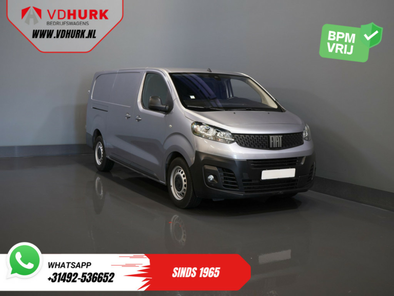 Fiat Scudo Bestelbus 2.0 MJ 145 pk L3 BPM VRIJ! Adapt.Cruise/ Climate/ Keyless/ Carplay/ Camera/ PDC