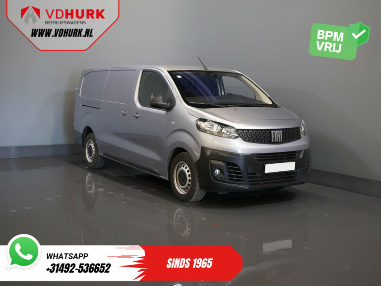 Fiat Scudo Bestelbus 2.0 MJ 145 pk L3 BPM VRIJ! Adapt.Cruise/ Climate/ Keyless/ Carplay/ Camera/ PDC
