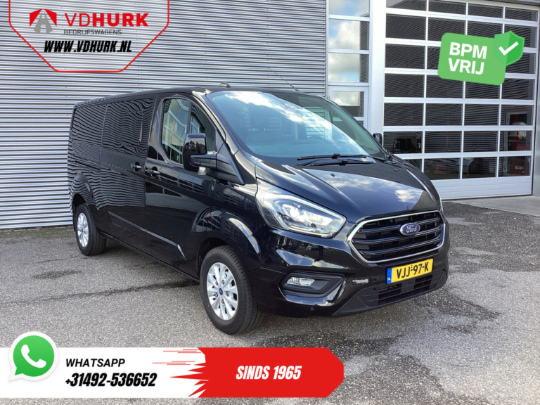 Ford Transit Custom Van 2.0 TDCI 170 hp Aut. L2 Limited DC Double Cab EXPORT ONLY Belt V.V/ Adapt.Cruise/ Bi-Xenon/ Leather/ 2xSiding door/ Elek.Seat/ 