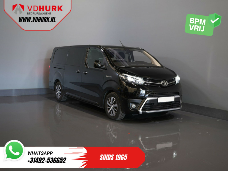 Toyota PROACE Electric Worker Bestelbus 75 kWh 265km WLTP L3 Xenon/ 2x Schuifdeur/ Standkachel/ Stoelverw./ Carplay/ Climate/ Camera/ LMV/ Trekhaak