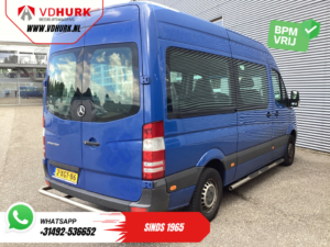 Mercedes-Benz Sprinter Personenvervoer 213 2.2 CDI Aut. L2H2 9 Persoons EXPORT Incl. BTW&BPM €13.915,- Airco/ PDC/ Sidebars/ Rearbar