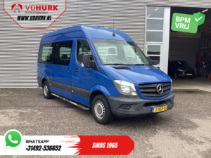 Mercedes-Benz Sprinter Personenvervoer 213 2.2 CDI Aut. L2H2 9 Persoons EXPORT Incl. BTW&BPM €13.915,- Airco/ PDC V+A/ Side & Rearbar