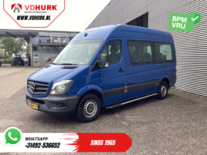 Mercedes-Benz Sprinter Personenvervoer 213 2.2 CDI Aut. L2H2 9 Persoons EXPORT Incl. BTW&BPM €13.915,- Airco/ PDC V+A/ Side & Rearbar