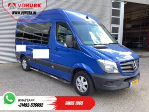 Mercedes-Benz Sprinter Personenvervoer 213 2.2 CDI Aut. L2H2 €13.915,- Incl. BTW (BPM VRIJ) EXPORT Combi/ 9 Persoons/ Kombi/ 9P/ LMV/ Airco/ PDC