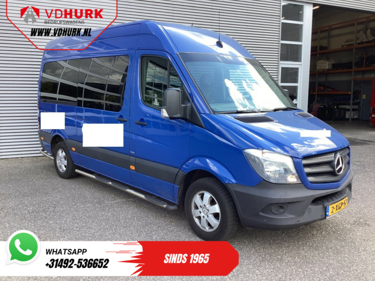 Mercedes-Benz Sprinter Personenvervoer 213 2.2 CDI Aut. L2H2 €13.915,- Incl. BTW (BPM VRIJ) EXPORT Combi/ 9 Persoons/ Kombi/ 9P/ LMV/ Airco/ PDC