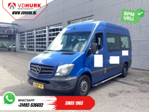 Mercedes-Benz Sprinter Personenvervoer 213 2.2 CDI Aut. L2H2 €14.460,- Incl. BTW (BPM VRIJ) EXPORT Combi/ 9 Persoons/ Kombi/ 9P/ APK 7-'26/ Airco/ PDC