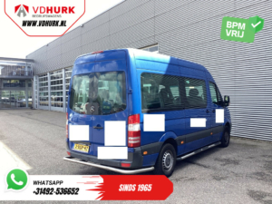 Mercedes-Benz Sprinter Personenvervoer 213 2.2 CDI Aut. L2H2 €14.460,- Incl. BTW (BPM VRIJ) EXPORT Combi/ 9 Persoons/ Kombi/ 9P/ APK 7-'26/ Airco/ PDC