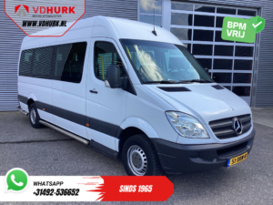 Mercedes-Benz Sprinter Personenvervoer 313 2.2 CDI L3H2 €10.890,- incl BTW (BPM VRIJ) EXPORT Combi/ 9 Persoons/ Kombi/ 9P/ Rearbar/ Sidebars/ Airco/ Rolstoellift