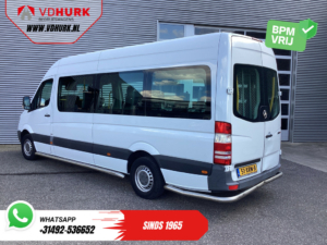 Mercedes-Benz Sprinter Personenvervoer 313 2.2 CDI L3H2 €10.890,- incl BTW (BPM VRIJ) EXPORT Combi/ 9 Persoons/ Kombi/ 9P/ Rearbar/ Sidebars/ Airco/ Rolstoellift