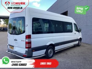 Mercedes-Benz Sprinter Personenvervoer 313 2.2 CDI L3H2 €10.890,- incl BTW (BPM VRIJ) EXPORT Combi/ 9 Persoons/ Kombi/ 9P/ Rearbar/ Sidebars/ Airco/ Rolstoellift
