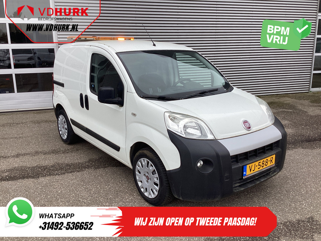 Fiat Fiorino Bestelbus 1.3 MJ 75 pk EXPORT APK 09-2026/ Airco/ Trekhaak/ Lichtbalk/ PDC