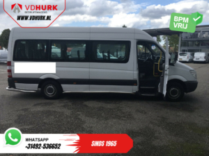 Mercedes-Benz Sprinter Transport de Personnes 313 2.2 CDI L3H2 €10,890,- incl VAT (BPM FREE) EXPORT ONLY Combi/ 9 persons/ Kombi/ 9P/ Rearbar/ Sidebar/ Airco/ Wheelchair lift