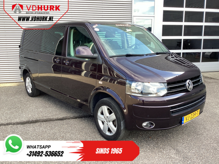 Volkswagen Transporter Bestelbus 2.0 TDI 140 pk DSG Aut. L2 Dubbel Cabine DC EXPORT 2.5t Trekverm./ Cruise/ Airco/ PDC V+A/ LMV