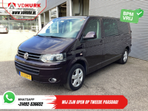 Volkswagen Transporter Van 2.0 TDI 140 к.с. DSG Aut. L2 Double Cab DC EXPORT 2.5t Trekverm./ Cruise/ Airco/ PDC V+A/ LMV
