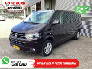 Volkswagen Transporter Bestelbus 2.0 TDI 140 pk DSG Aut. L2 Dubbel Cabine DC EXPORT 2.5t Trekverm./ Cruise/ Airco/ PDC V+A/ LMV