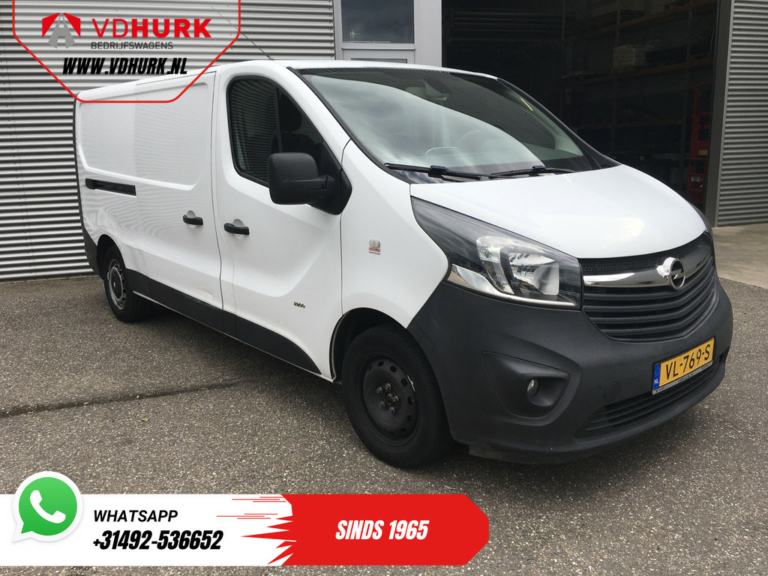 Opel Vivaro Van 1.6 CDTI 120 ch L2 Airco/ Croisière/ Navi/ Crochet d'attelage/ PDC