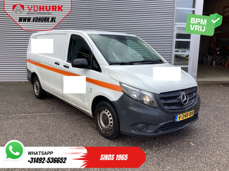Mercedes-Benz Vito Van 111 CDI L2 EXPORT ONLY E6/ NL Car/ MOT 02-2026/ Camera/ Towbar/ Navi/ Air conditioning