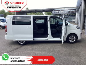 Citroën Jumpy Bestelbus 2.0 HDI 125 pk L3 Dubbel Cabine EXPORT 6 Pers./ 2xSchuifdeur/ Riem.VV/ Betimmerd/ LMV/ PDC/ Cruise/ Trekhaak/ Airco