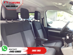Citroën Jumpy Bestelbus 2.0 HDI 125 pk L3 Dubbel Cabine EXPORT 6 Pers./ 2xSchuifdeur/ Riem.VV/ Betimmerd/ LMV/ PDC/ Cruise/ Trekhaak/ Airco