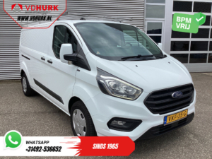 Ford Transit Custom Bestelbus 2.0 TDCI 130pk Aut. L2 Trend BPM VRIJ! NL Auto/ Imperiaal Camera/ Carplay/ Airco /PDC V+A/ Cruise/ Trekhaak /