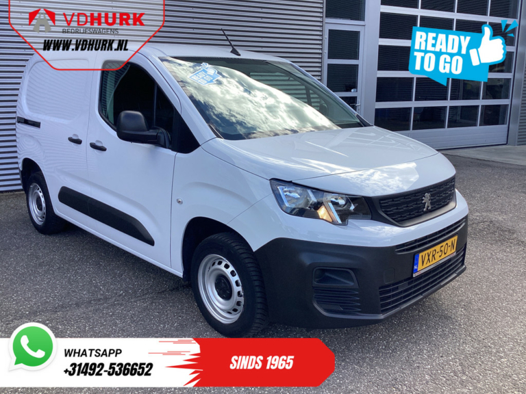 Peugeot Partner Bestelbus 1.5 HDi 100 pk BPM VRIJ Ready2Go 3Pers./ Carplay/ Airco/ Cruise/ Camera/ PDC