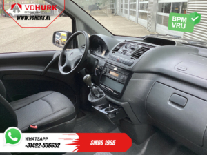 Mercedes-Benz Vito Van 110 CDI L3 EXPORT NL Masina/ MOT 02-2026/ Airco/ LMV/ Sidebars/ Panelling/ Radio