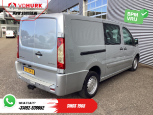 Peugeot Expert Van 2.0 HDI 130 hp L2 Double Cab DC EXPORT Airco/ Cruise/ Navi/ PDC/ Towing hook