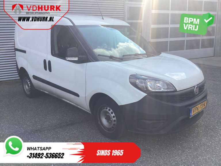 Fiat Dobló Cargo Bestelbus 1.6 MJ 105 pk BPM VRIJ! 3Pers./ NL Auto/ Airco/ Cruise