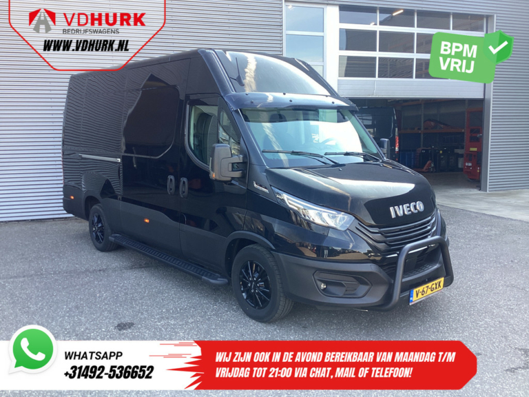 Iveco Daily Bestelbus 35S18 3.0 180 pk Aut. L2H2 BPM VRIJ 3.5t Trekverm./ Adapt. Cruise/ LED/ Carplay/ 270Gr.Deuren/ Climate/ Gev. Stoel/ LED/ Camera/