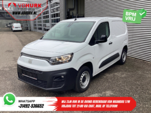Fiat Doblò Bestelbus 1.5 HDi 100 pk 3 Pers./ CarPlay/ Stoelverw./ Camera/ PDC/ Cruise/ Airco
